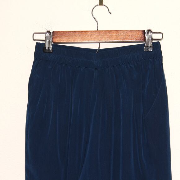 Vintage High Waist Tapered Leg Silk Pants Size 6 Jacqueline Ferrar - Picture 6 of 8